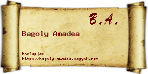Bagoly Amadea névjegykártya